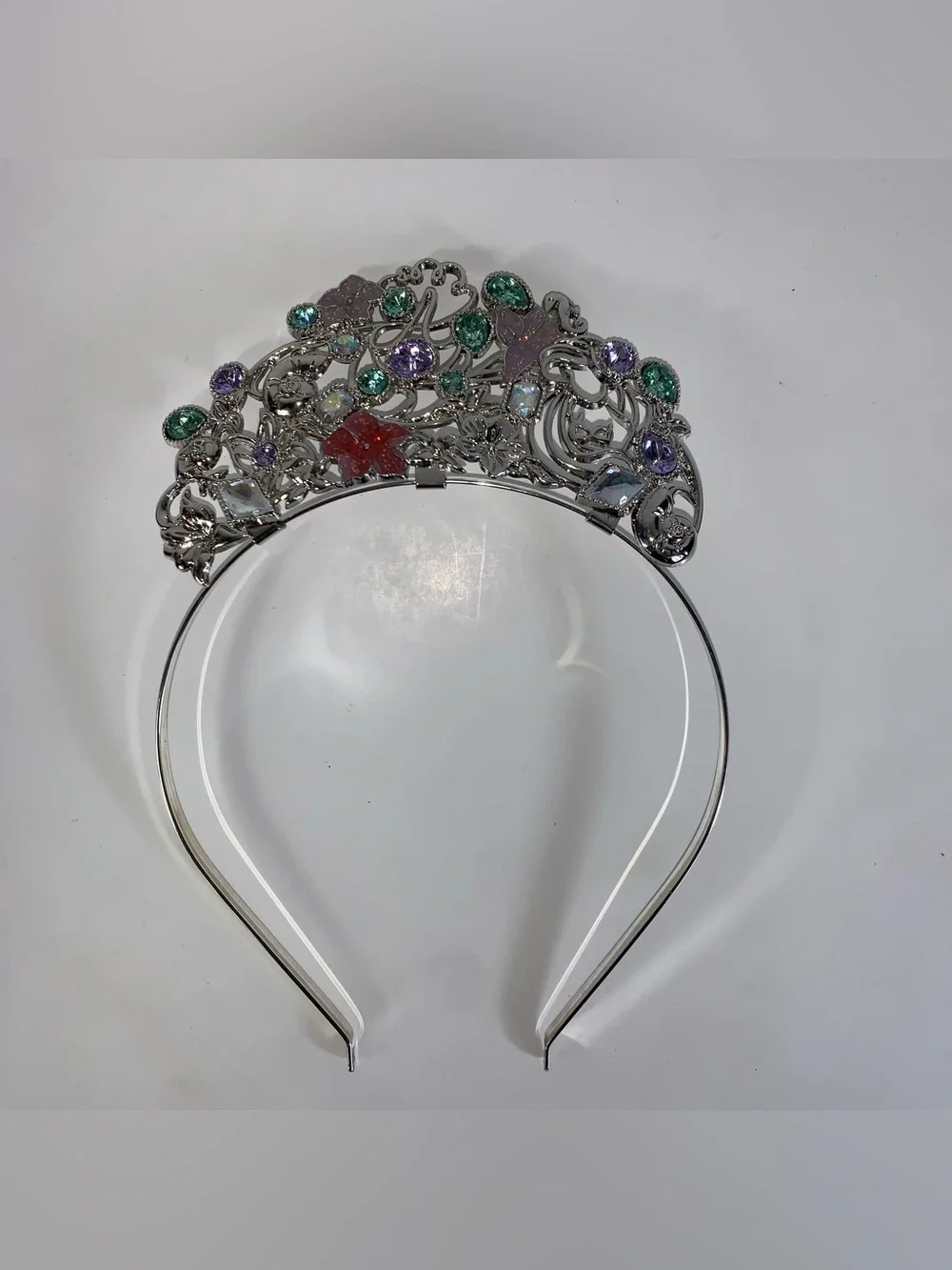 Disney Ariel Tiara The Little Mermaid Crown Little Kid Dress Up Toy Metal